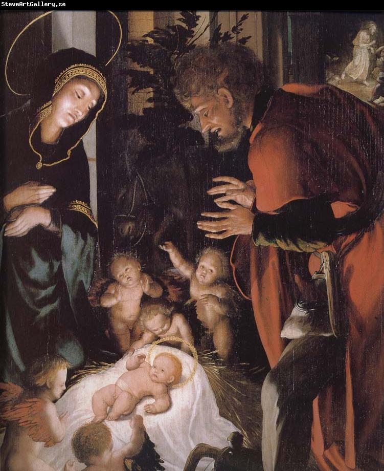 Hans Holbein The birth of Christ